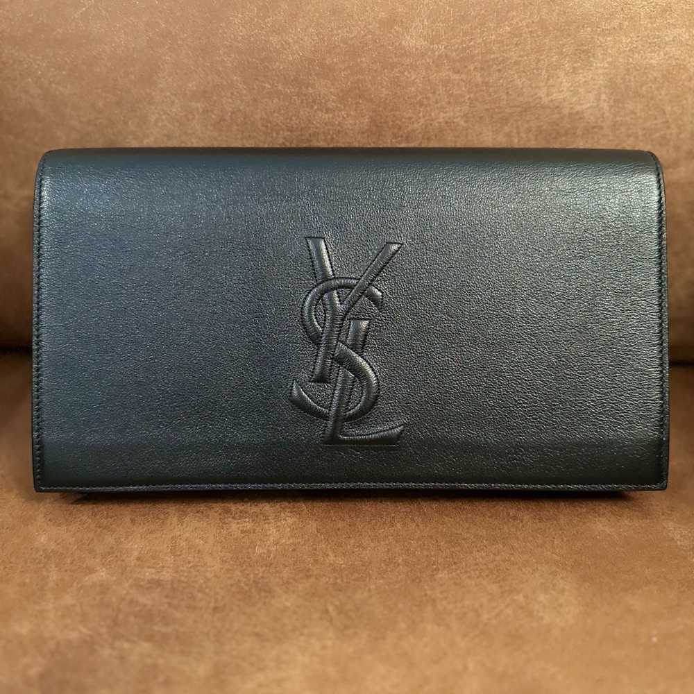 Yves Saint Laurent Belle de Jour Clutch - will include chunky chain